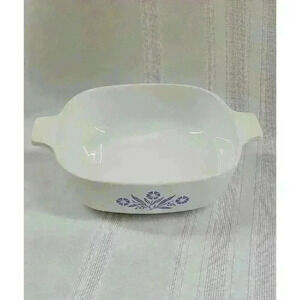 CorningWare-Blue Cornflower 1 Qt Dish (P-1-B)